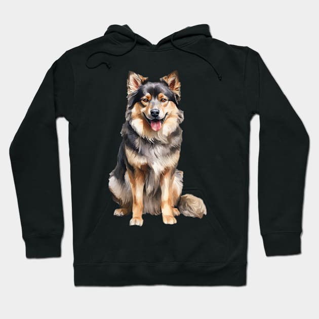 Finnish Lapphund Hoodie by DavidBriotArt